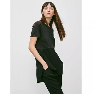 Black Wilfred Free Top with Silk Bottom